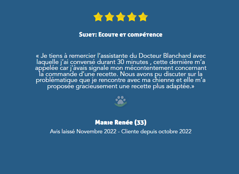 Avis sur le service client de Cuisine-a-crocs - témoignage de Marie Renée